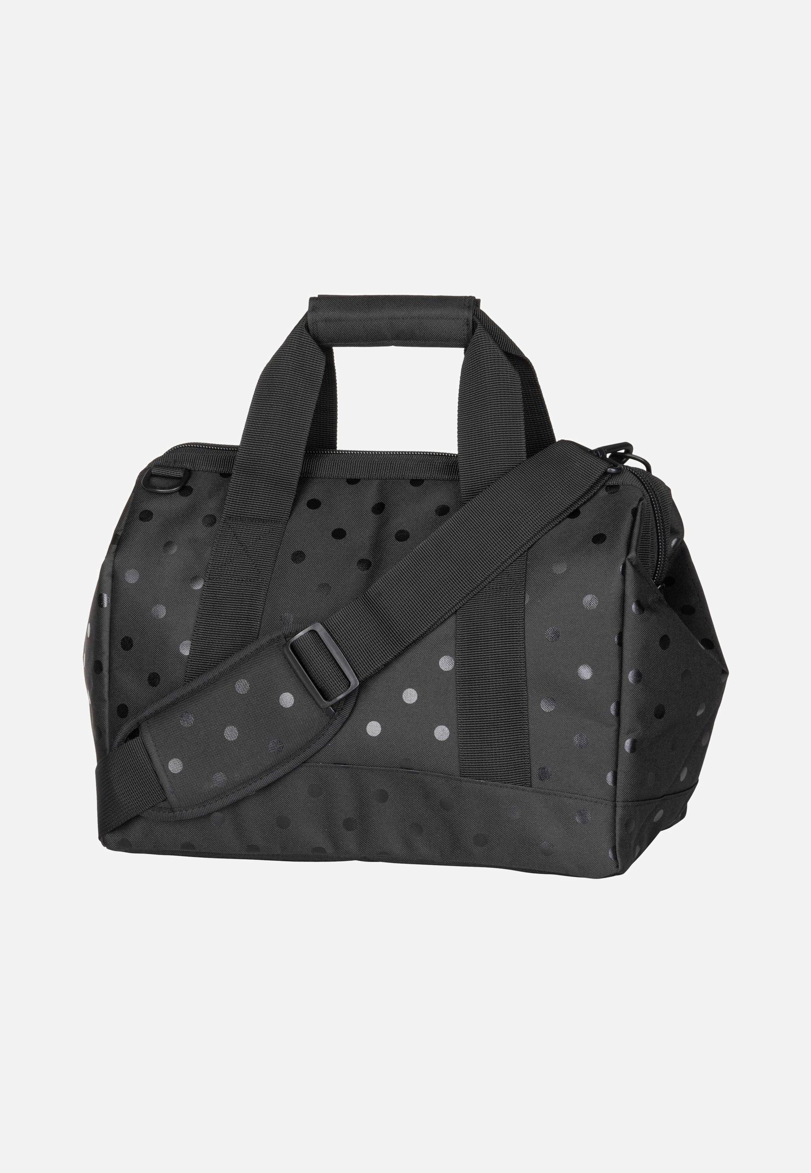 allrounder M Glossy Dots Black - Dufflebag