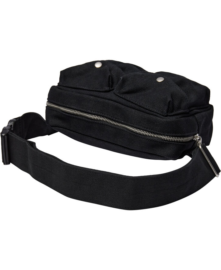 Magasin du Nord Collection Canvas bum bag - Organic Black