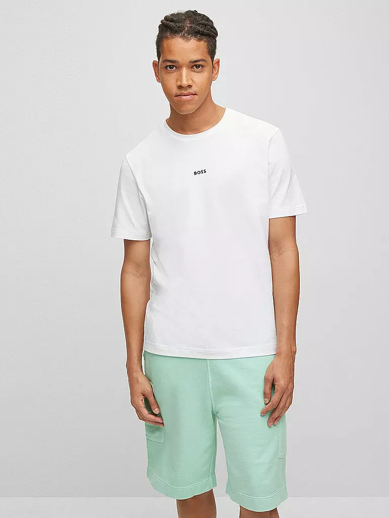 BOSS T-Shirt  Relaxed Fit TCHUP  weiss