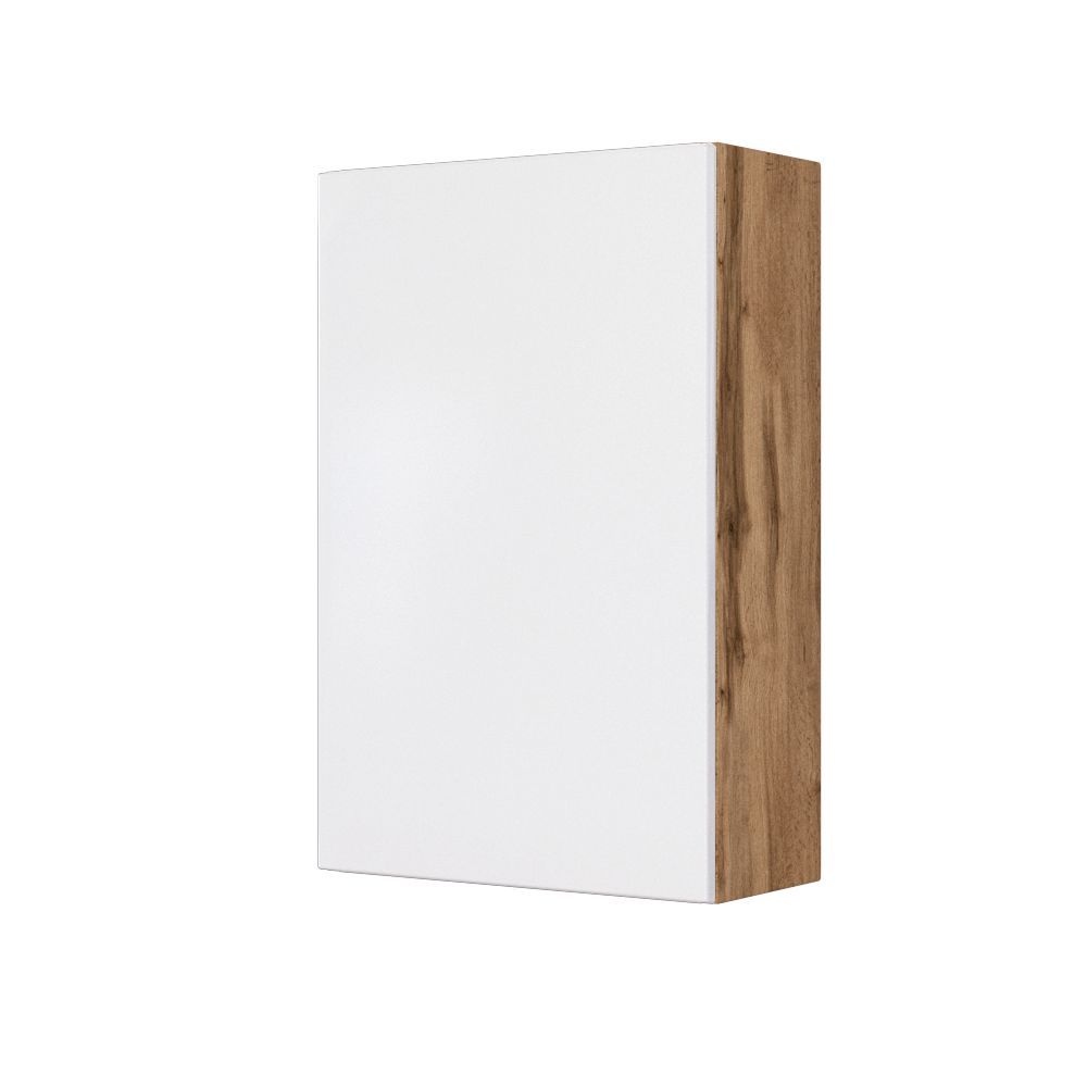 Hängeschrank LUCCA/KOPENHAGEN- weiß matt-Wotan Eiche - 40 cm