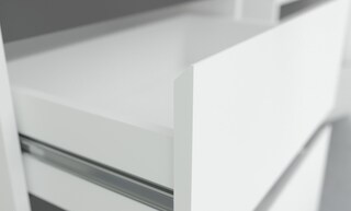 Schuhschrank Torino 76 x 102 cm weiß/grau
