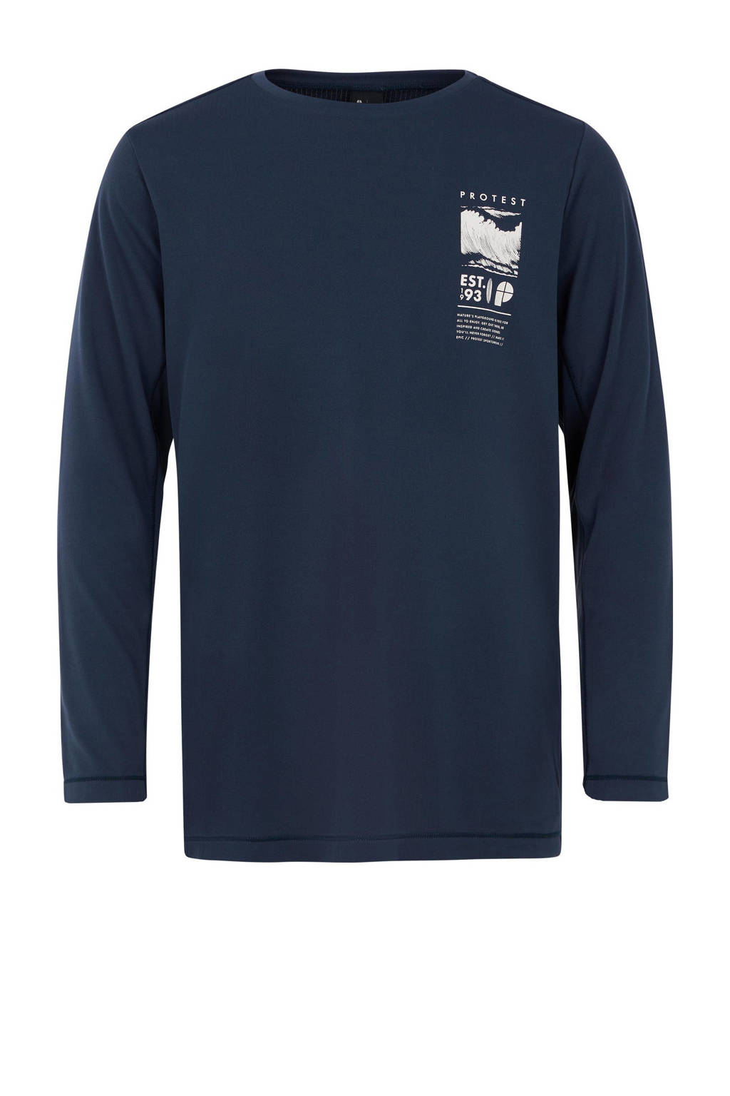 UV T-shirt PRTHORN JR donkerblauw