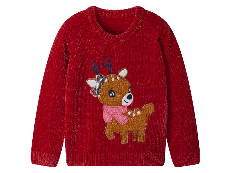 Kinder chenille kersttrui