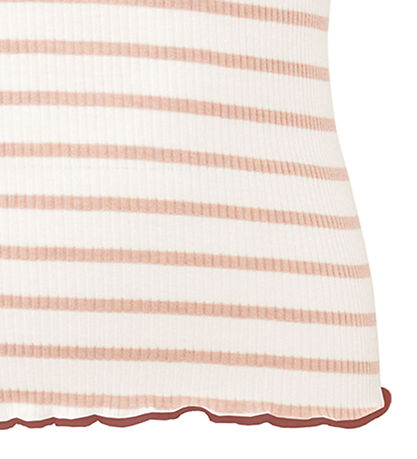 Minimalisma Bluse - Rib - Seide/Baumwolle - Blume - Sweet Streif