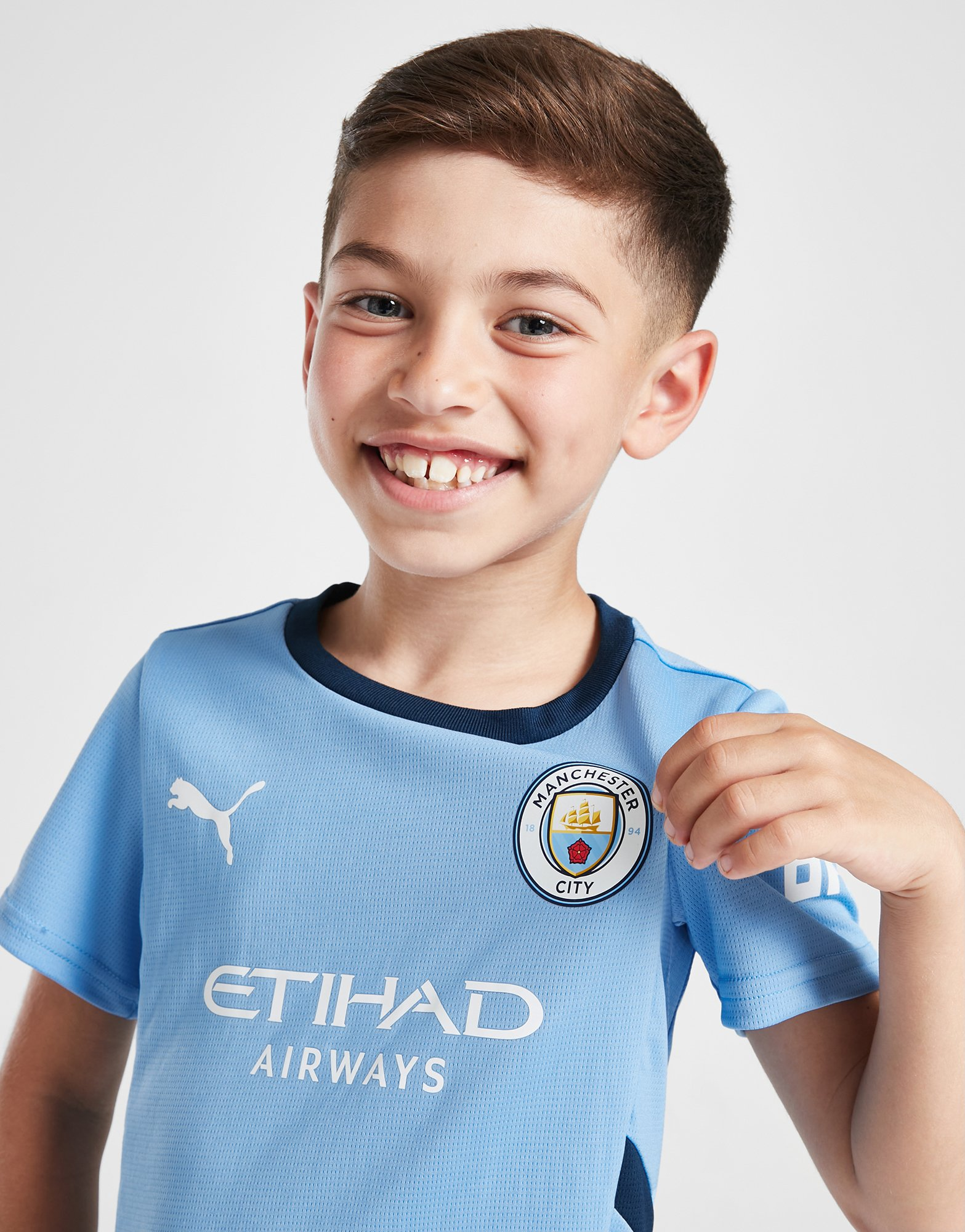 Puma Manchester City FC 2024/25 Home Kit Children