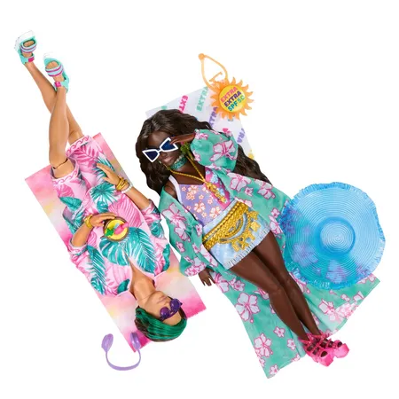Barbie Extra Fly Ken-Puppe mit Strandmode