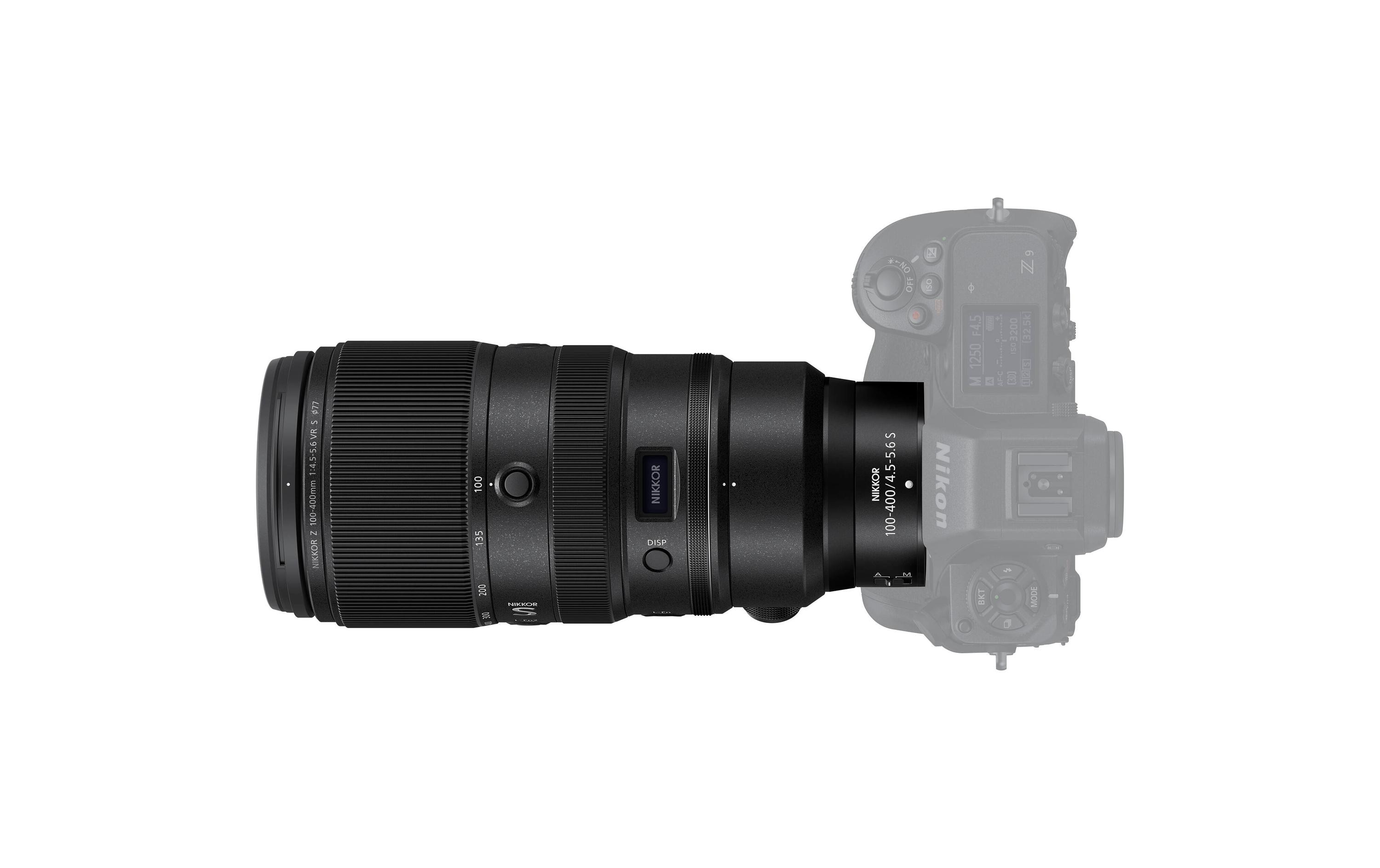Zoomobjektiv NIKKOR Z 100-400 mm F/4.5-5.6 VR S Nikon Z<br>Superscharfes, aussergewöhnlich vielseitiges Zoomobjektiv