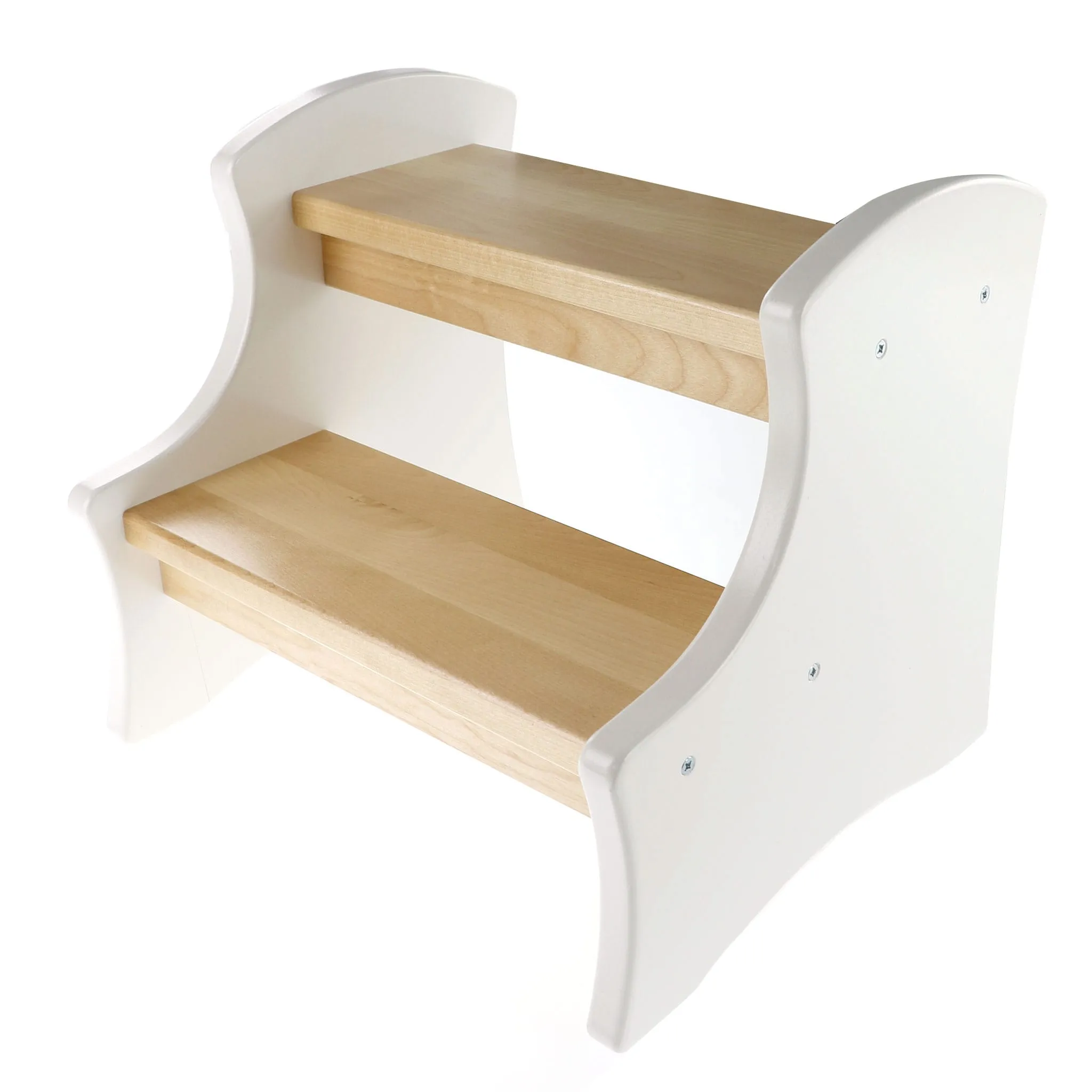 JB Poitras Marche-pied en Bois - Blanc Naturel