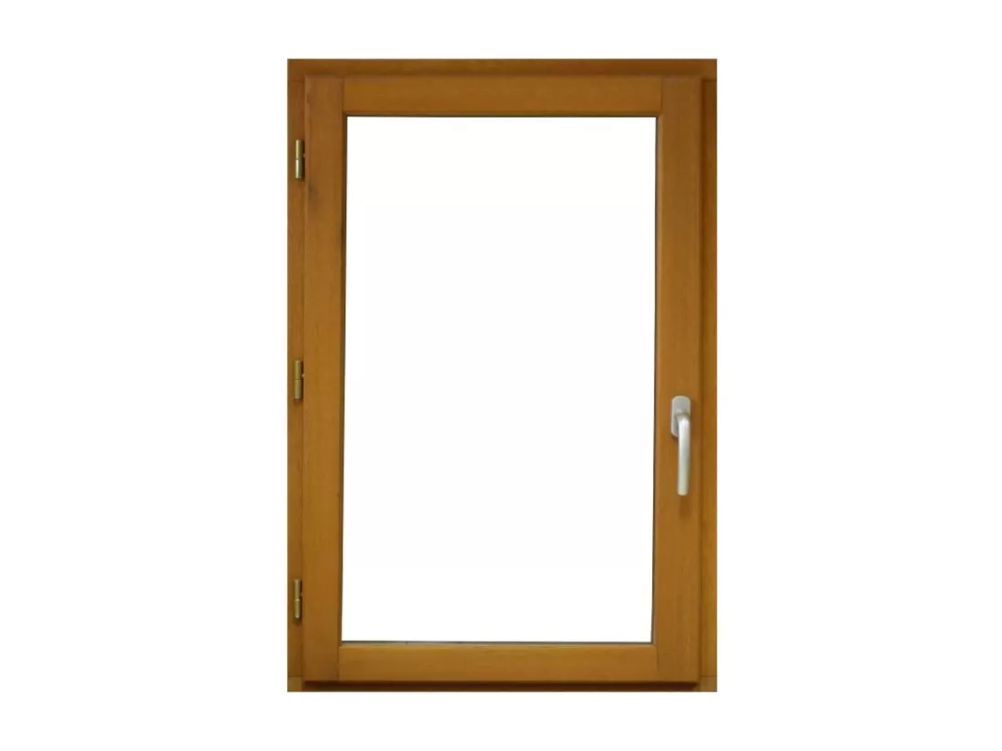 Fenêtre Bois 1 Vantail H105 X L80 Tirant Gauche Côtes Tableau + Poignée (ref 010220f9) Gd Menuiseries