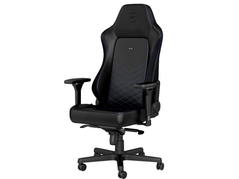 noblechairs Gaming-Stuhl HERO Schwarz/Blau Ergonomischer Gaming-Stuhl