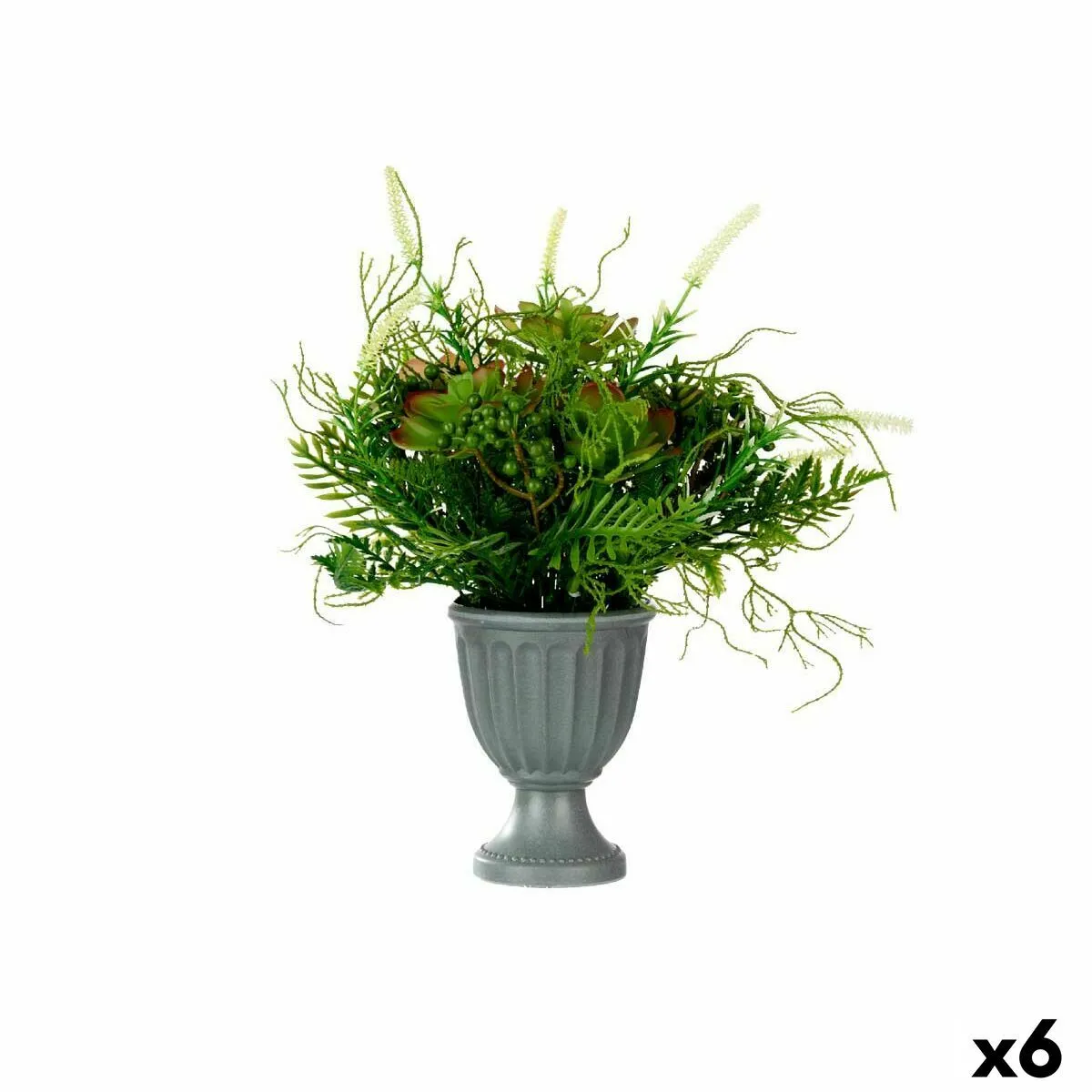 Ibergarden Plante décorative Verre 21 cm (6 unités)