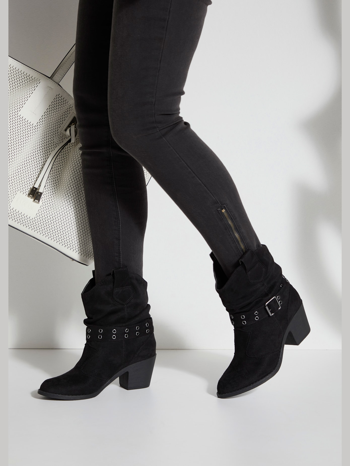 Bottines cowboy bottes western avec bande remplaçable pour un style personnalisé