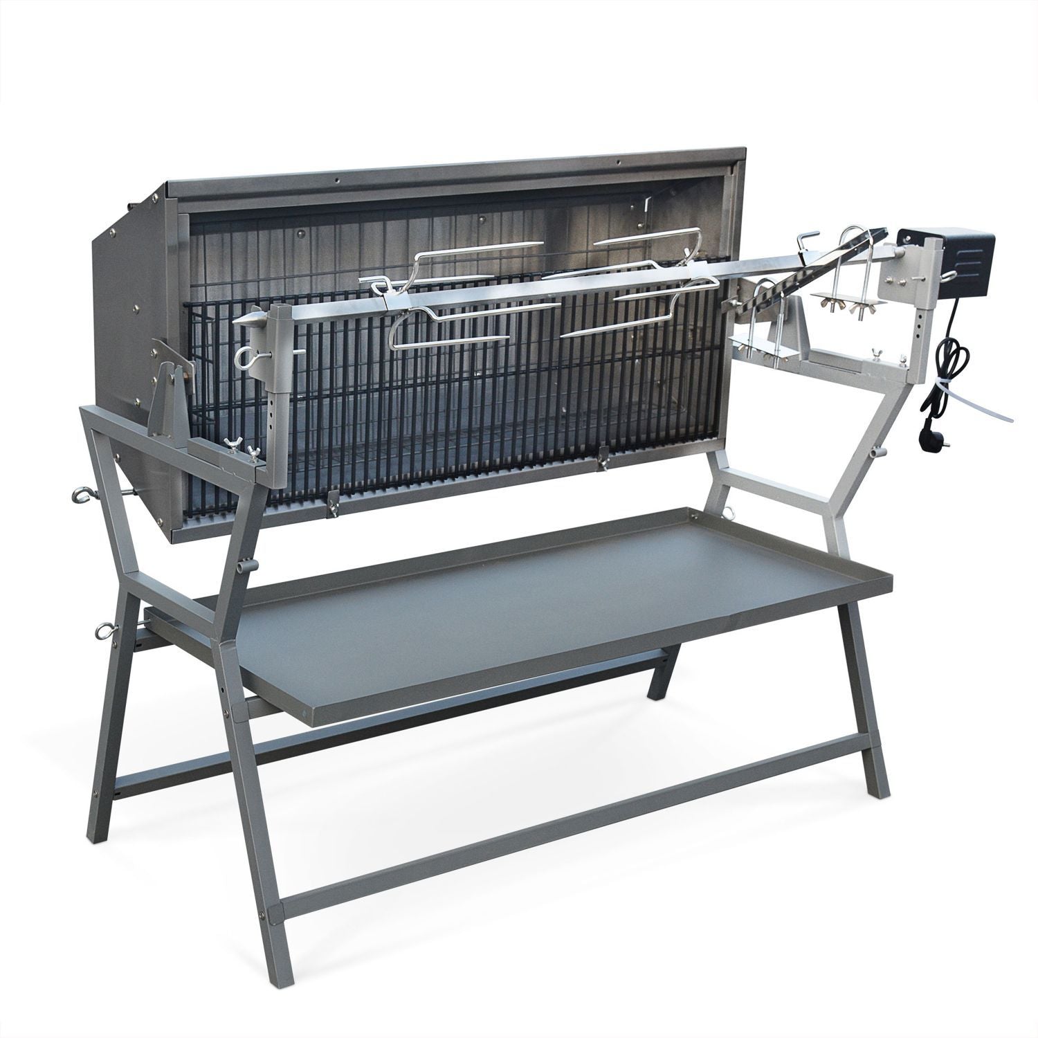 sweeek - Elektrische rotisserie op houtskool