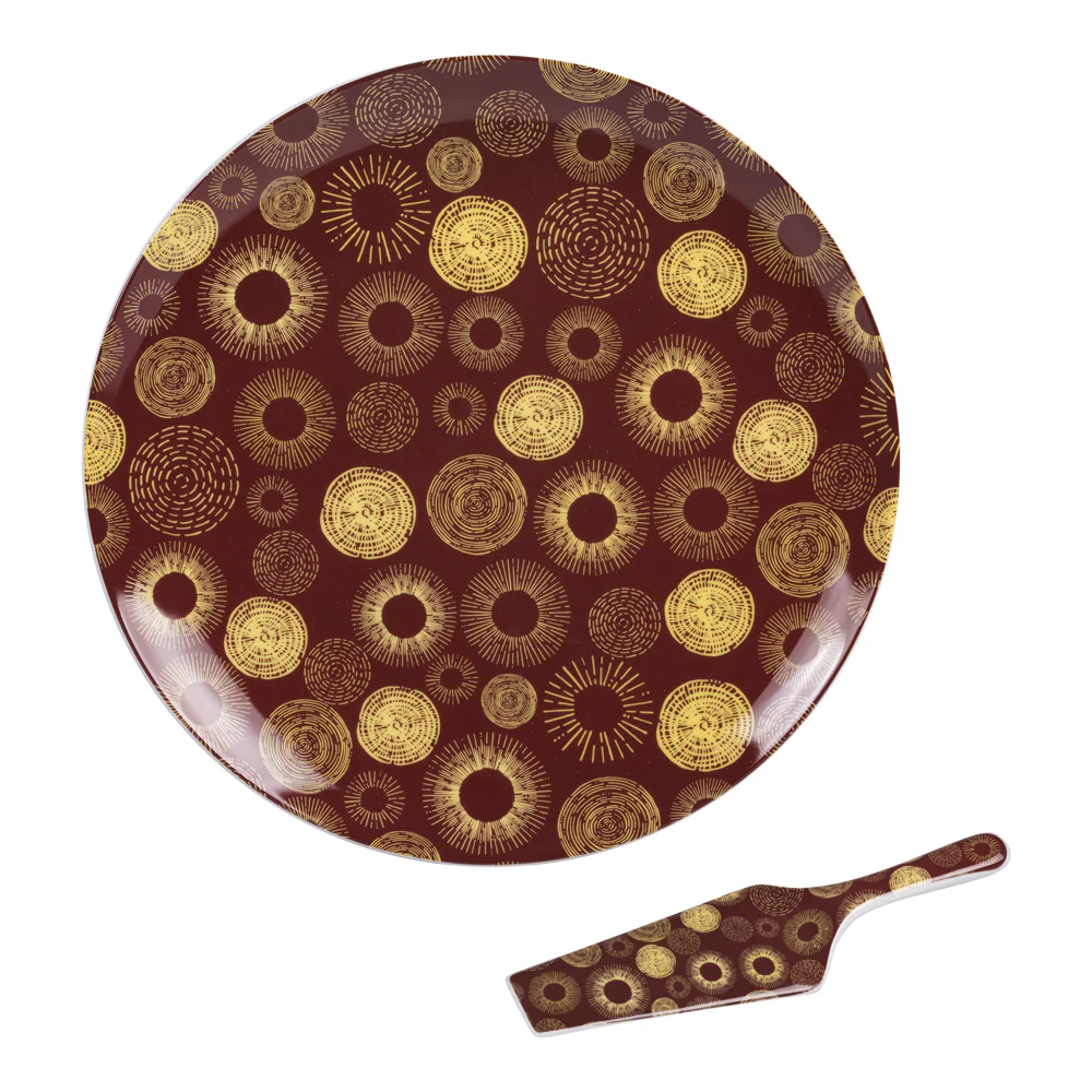 Plat à tarte et sa pelle Hélios 31 cm Table passion