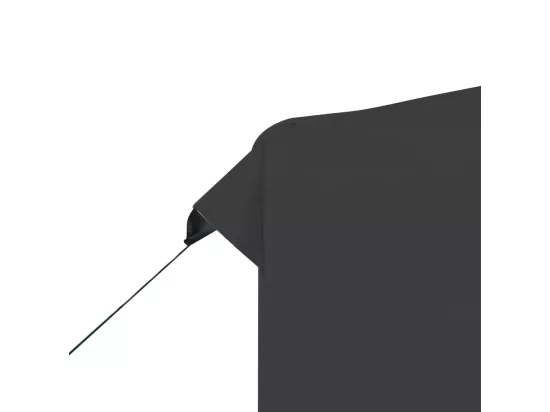 Tente de réception pliable et parois Aluminium 2x2 m Anthracite
