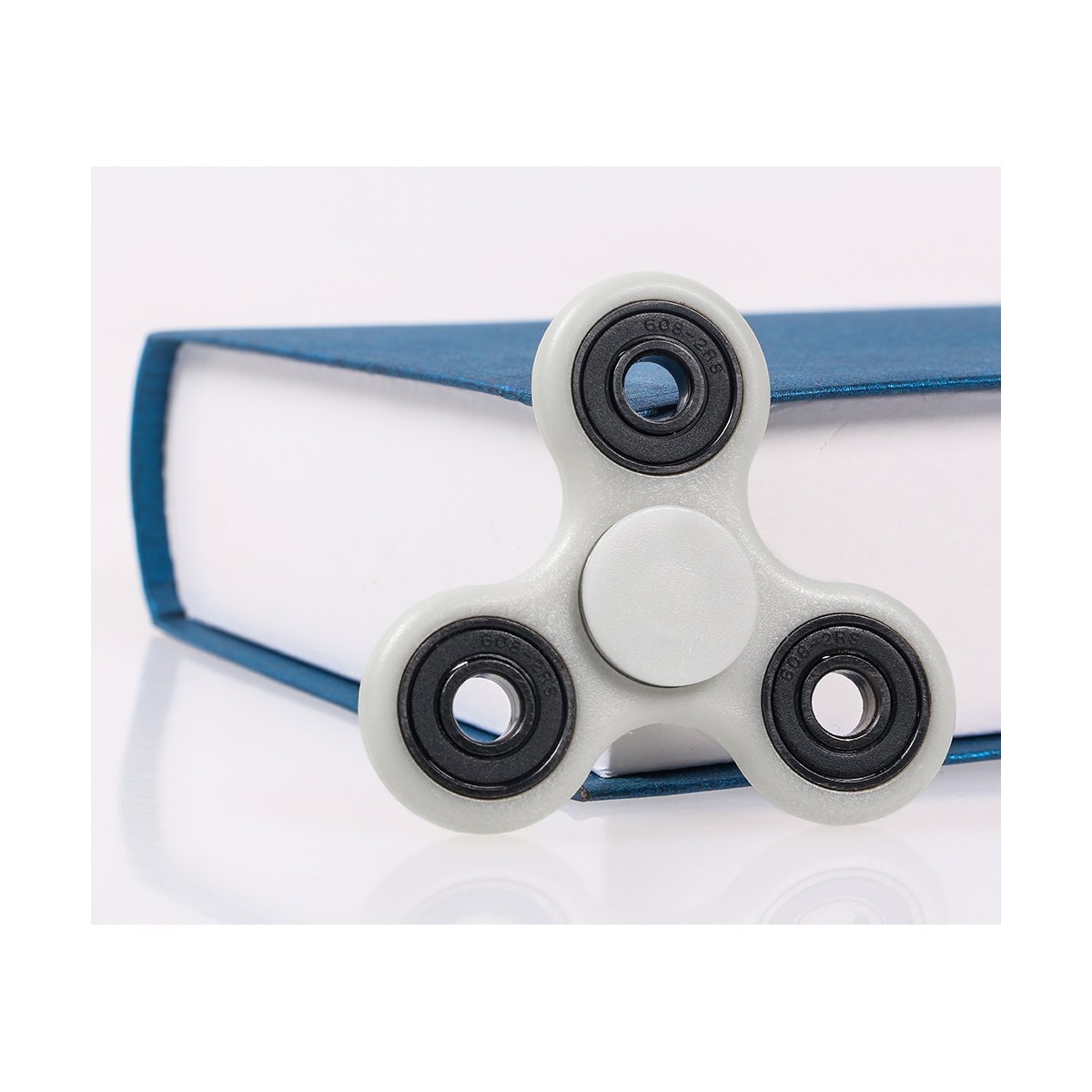 Fidget Spinner Rustfritt Stål - Lysende