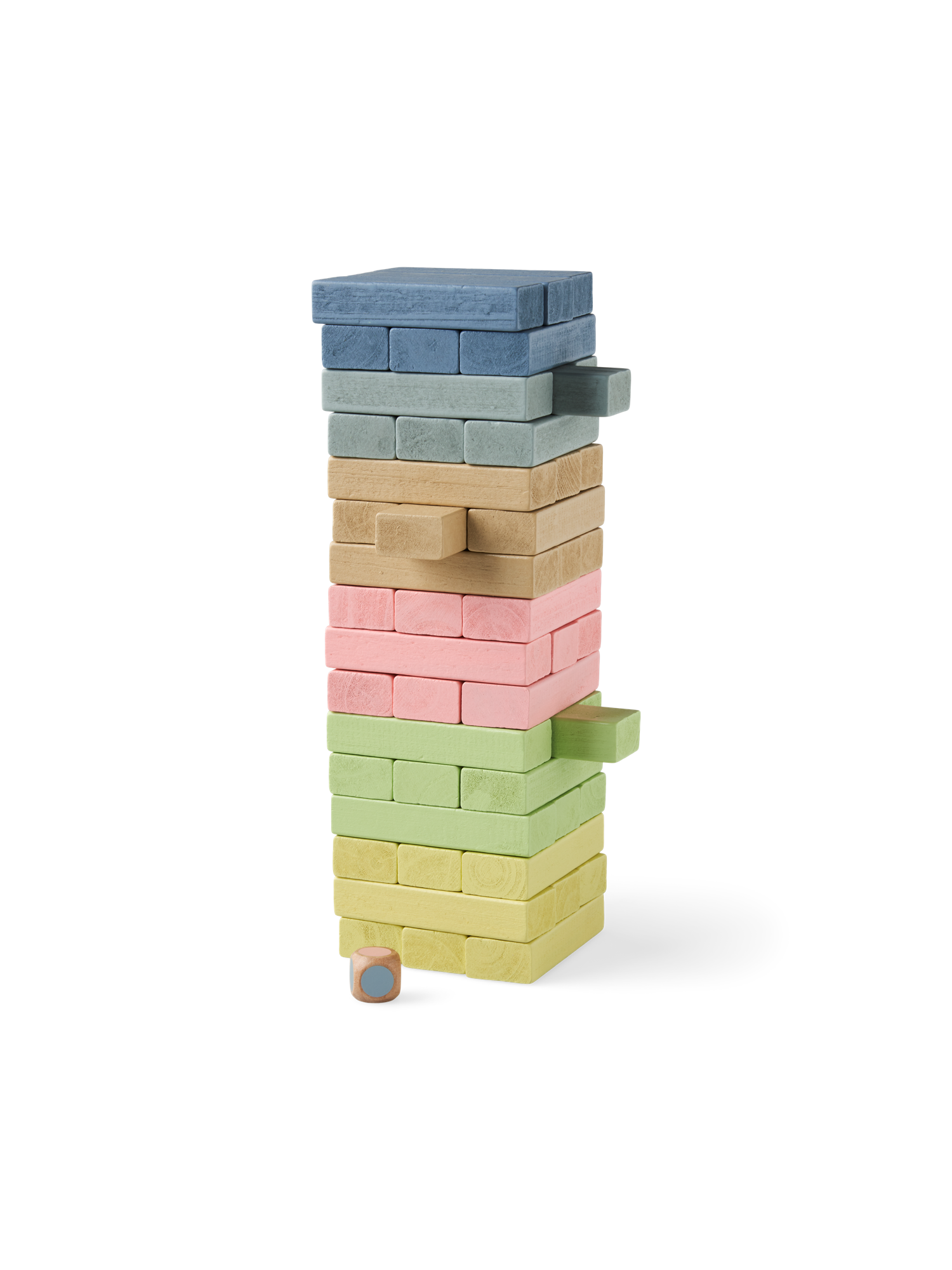 Klodsmajor | Fyrretræ. 8 x 8 x 27,5 cm. | Multi