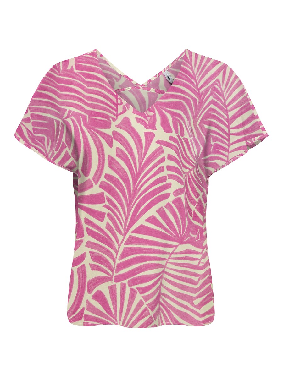 SOMENTE<br>Blusa de manga curta estampada