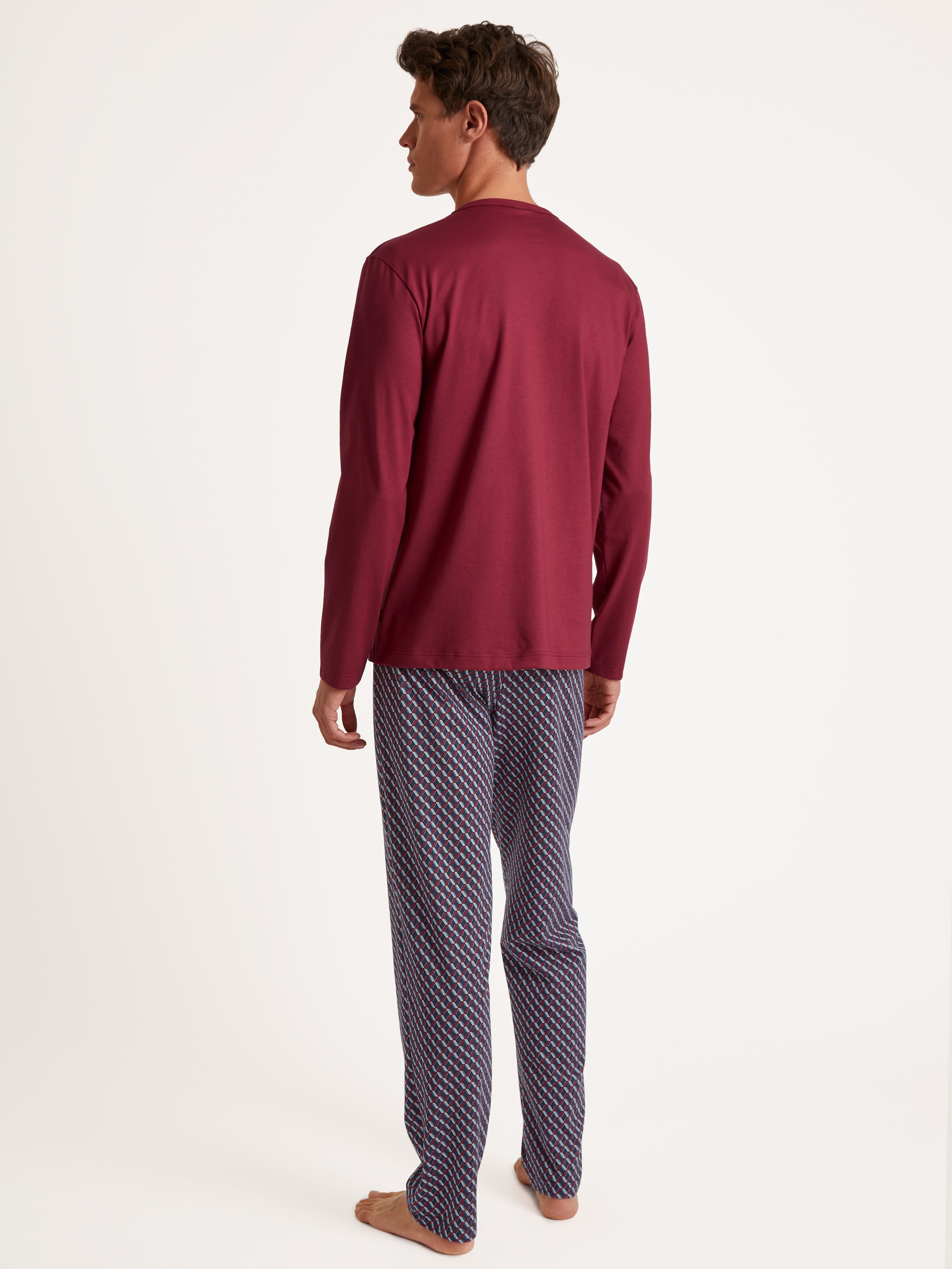 CALIDA Pyjama »Relax Imprint« 2 Stk. tlg., mit aufgesetzter Brusttasche