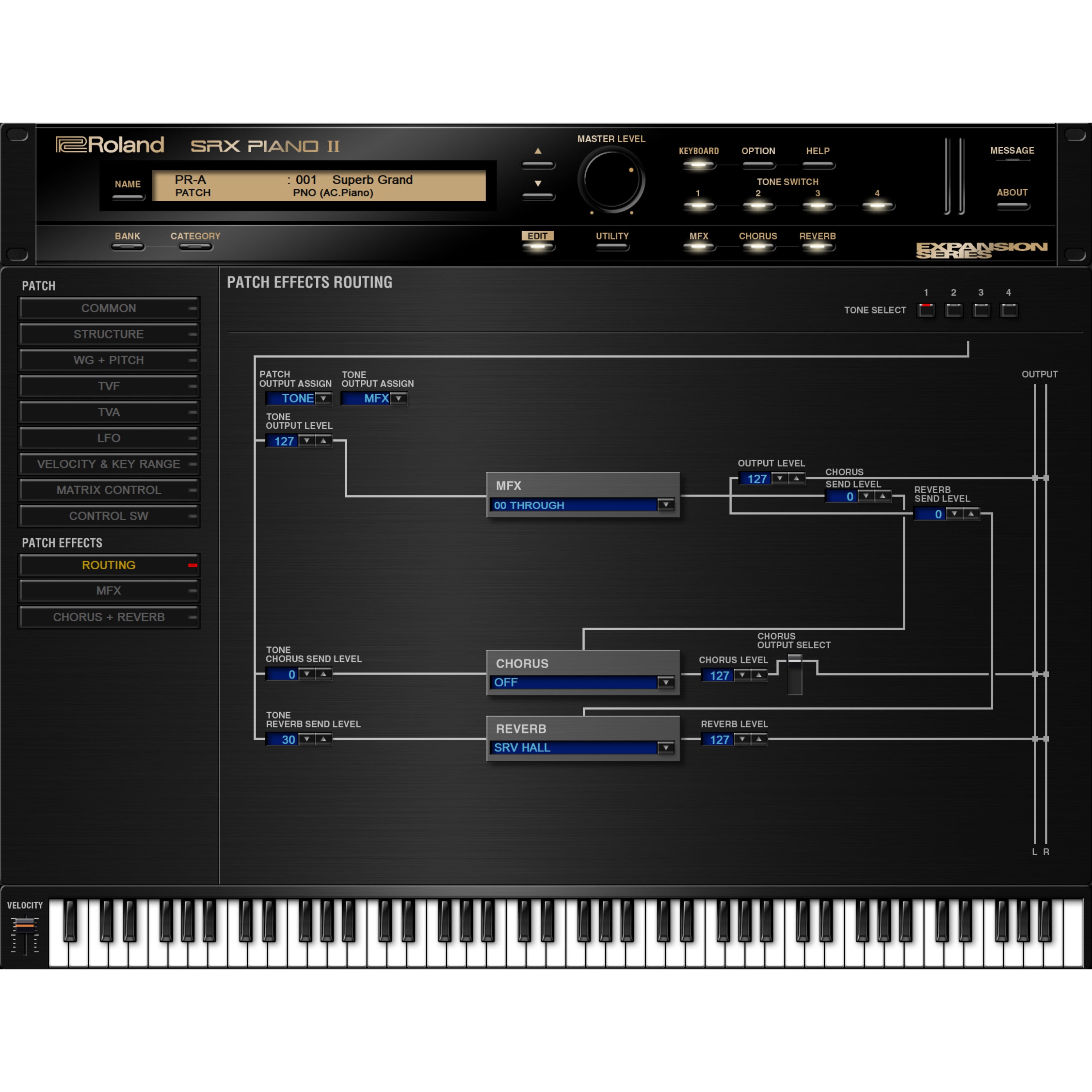 Roland Cloud SRX Piano II (download)