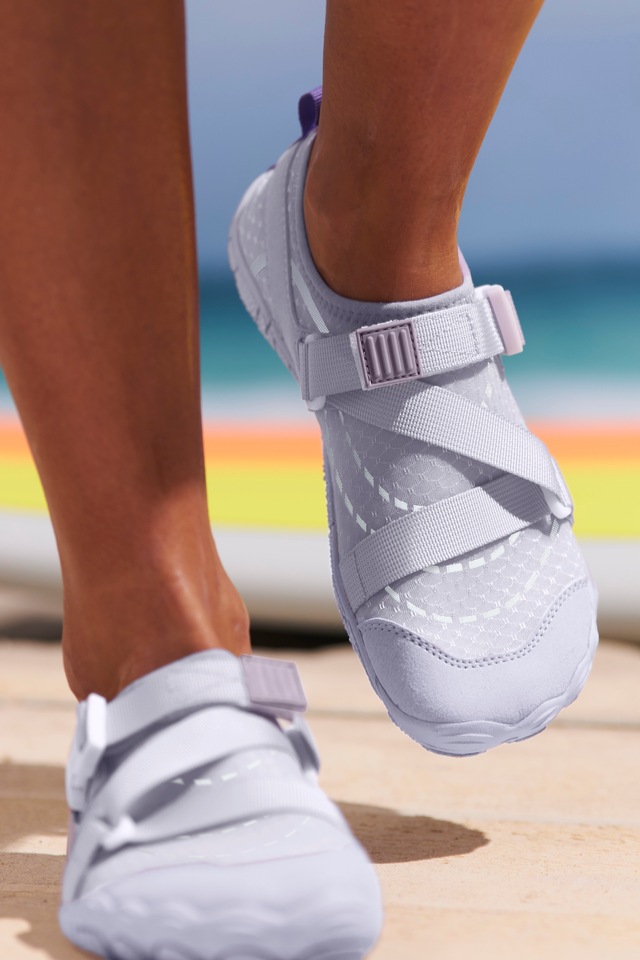 Venice Beach Badeschuh  Aquaschuh, Slipper, Wasserschuh mit Klettverschluss VEGAN