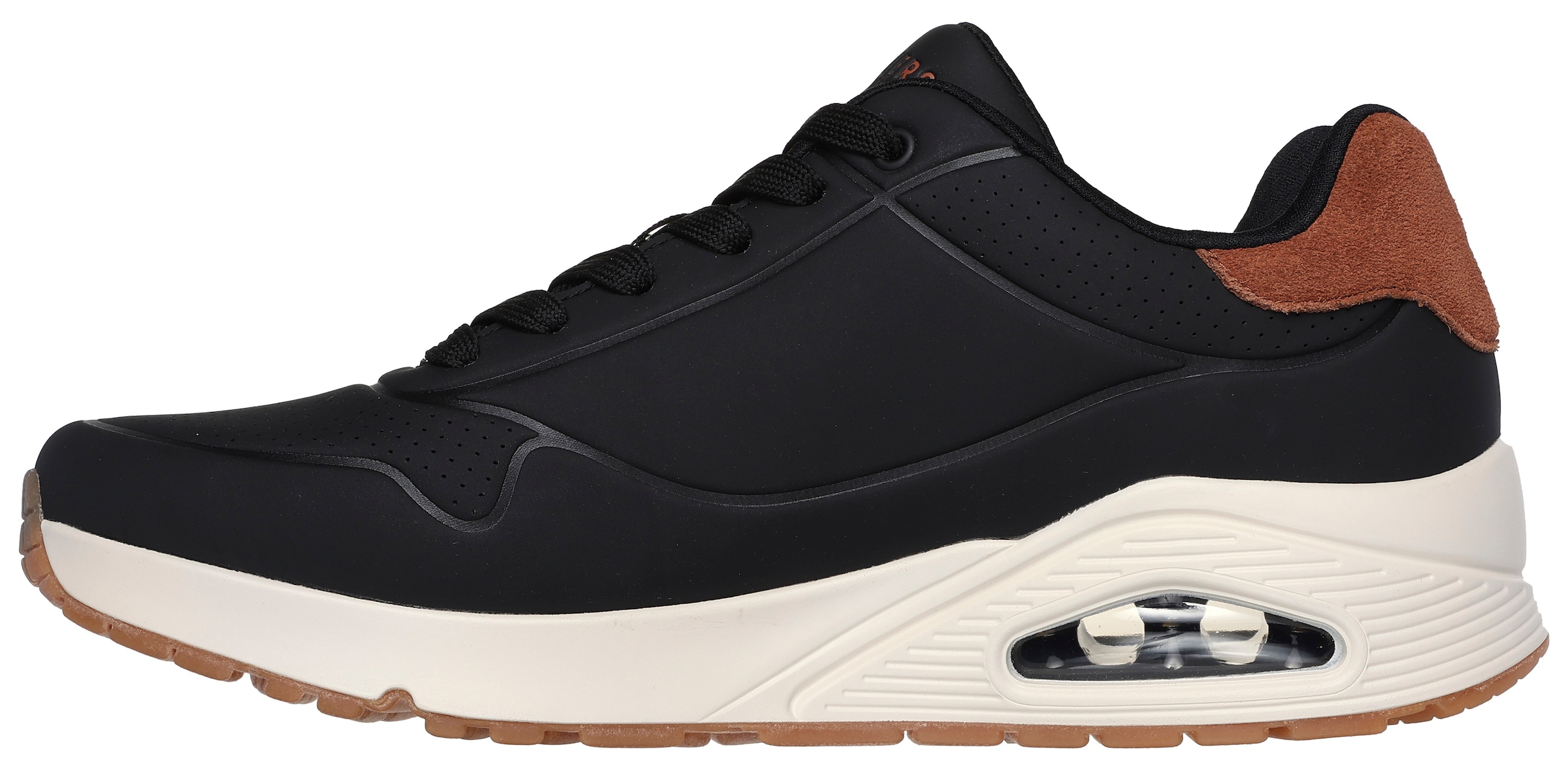 Skechers Sneaker »UNO-SUITED ON AIR«  , Freizeitschuh, Halbschuh, Schnürschuh mit modischer Keilsohle