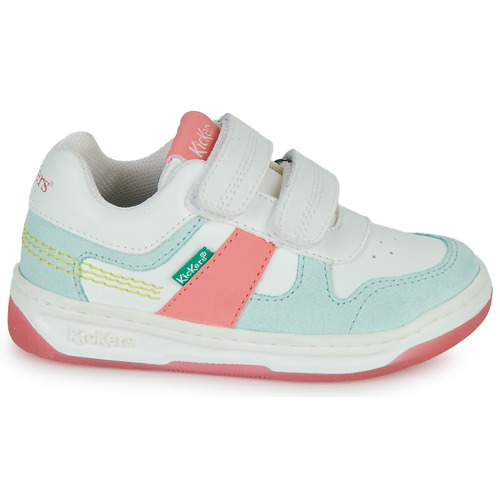 Kickers - KALIDO - Blanc / Bleu / Rose