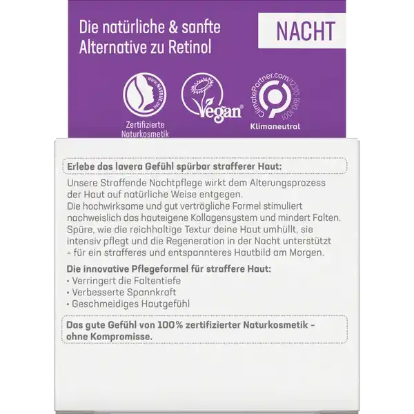 Straffende Nachtpflege