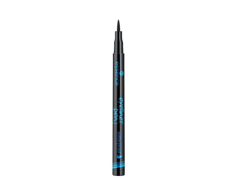 essence Eyeliner Waterproof 01 Schwarz Veganer und wasserfester Eyeliner mit Filzstiftspitze für präzise Lidstriche
