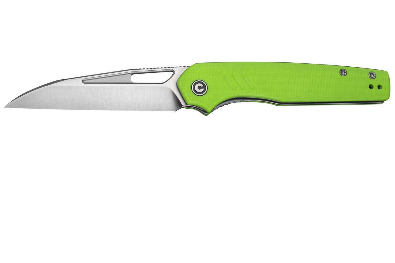 Civivi Guile C24062B-2 Satin 14C28N, Fluorescent Green G10, zakmes, Shawn Ashmore design