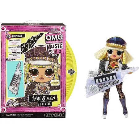 MGA Entertainment L.O.L. Surprise OMG Remix Rock-Fame Queen and Keytar