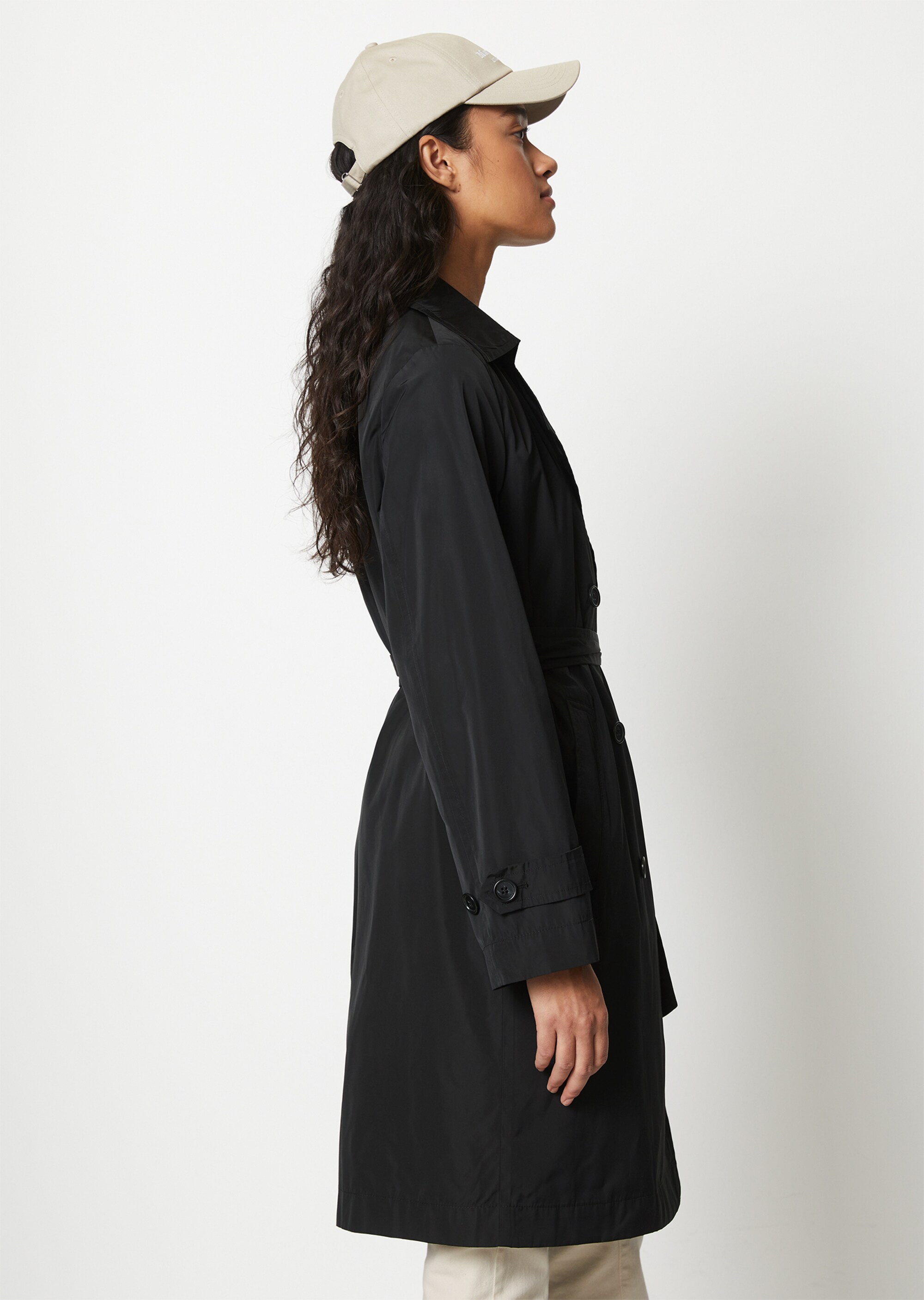 Trenchcoat regularmit wasserabweisender Oberfläche