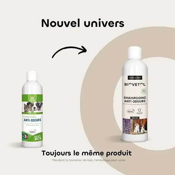 Biovetol - Shampoo Orgânico Anti-Odor - 240ml