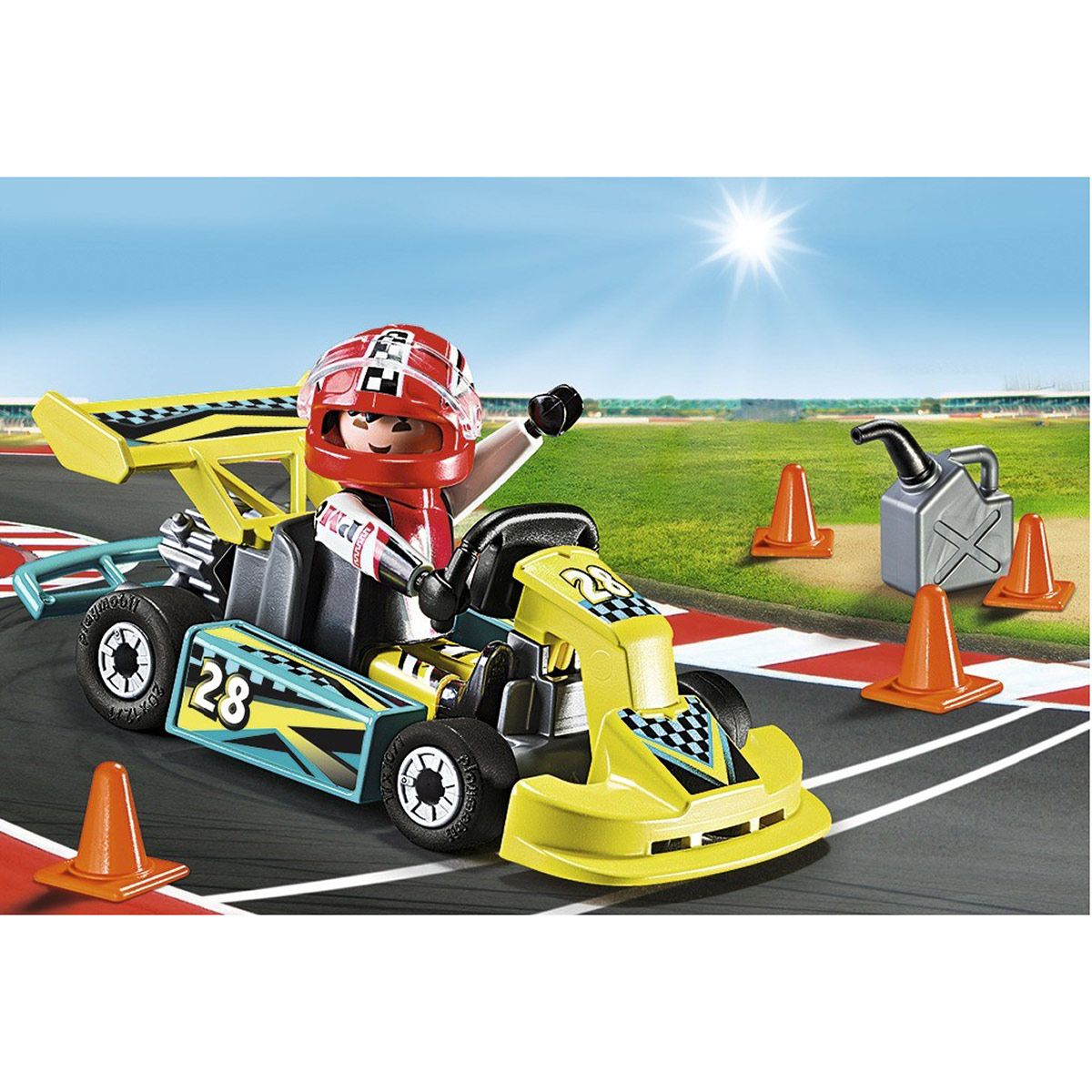 Valisette Pilote de karting Playmobil Action