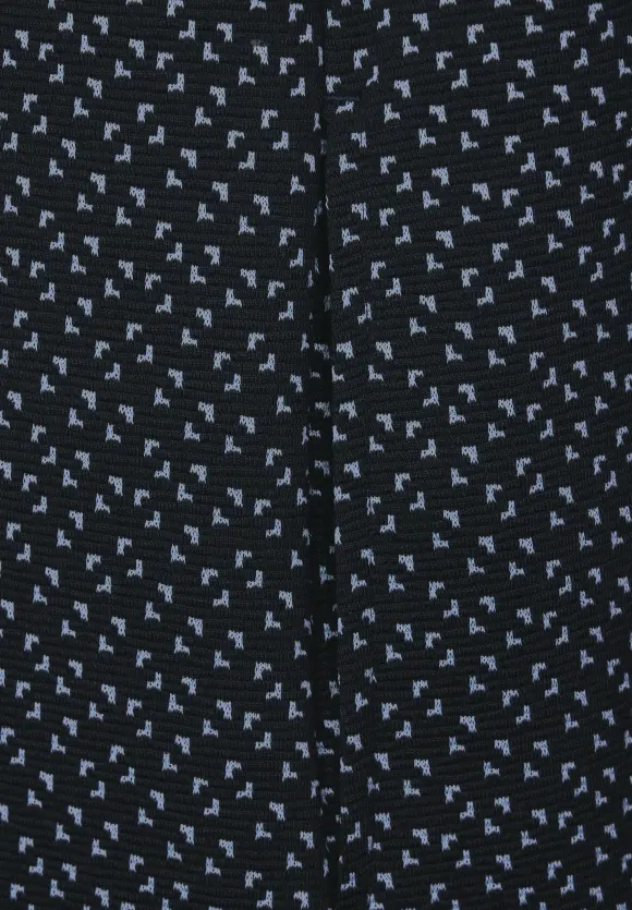 Knielanges Ottoman Kleid - universal blue