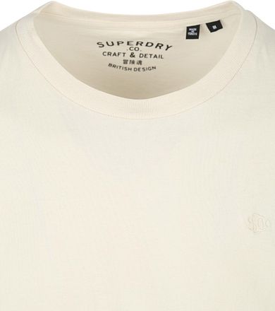 Superdry Tee Essentials Relaxed Off White M1012208A-ICF kopen