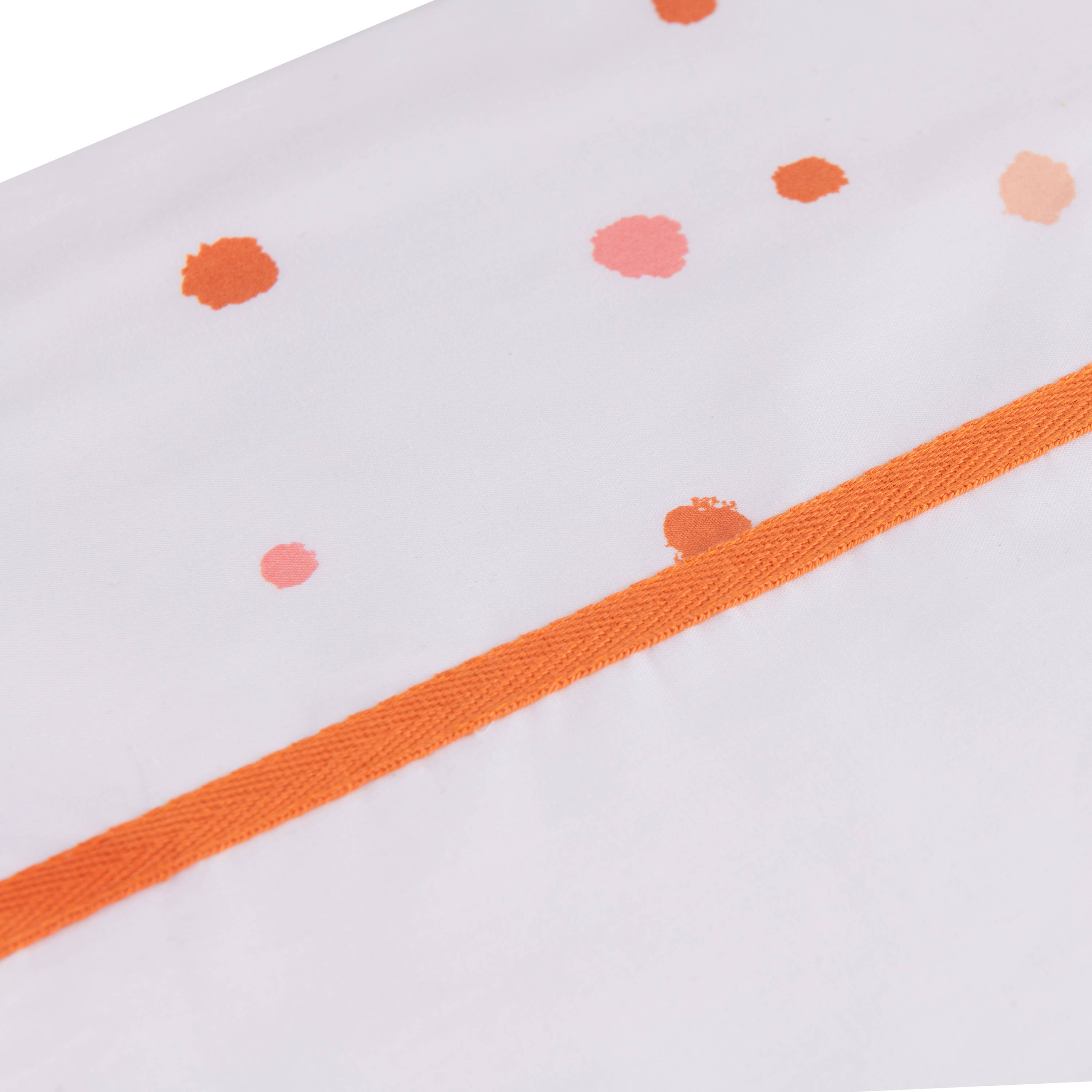 Briljant Baby Africa baby ledikantlaken wit/roze/oranje