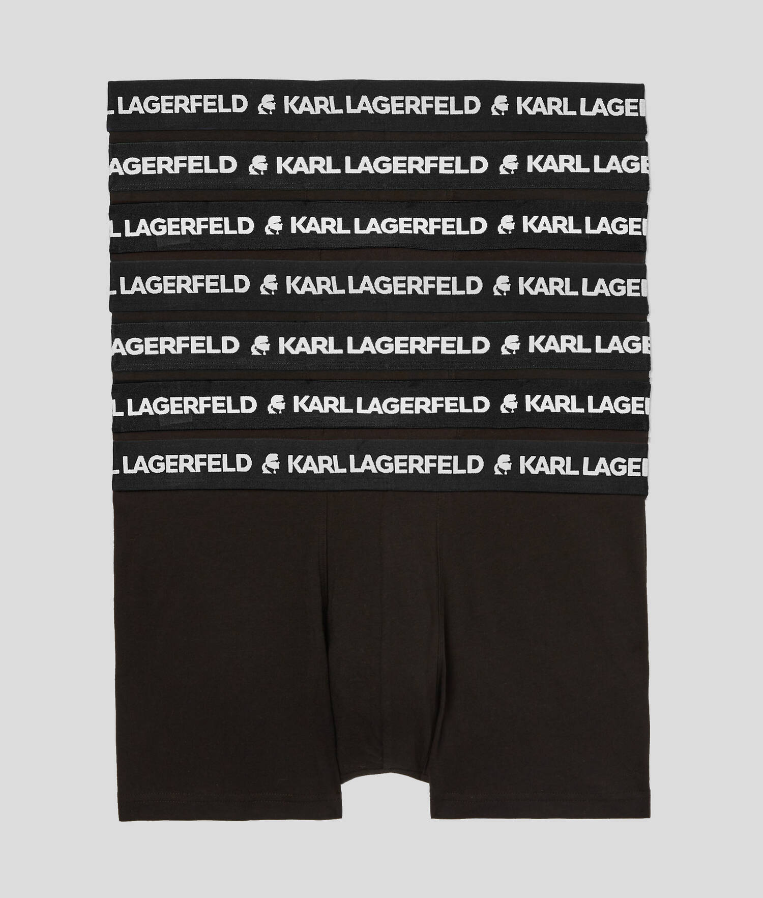 CALEÇON LOGO KARL - LOT DE 7 - Noir