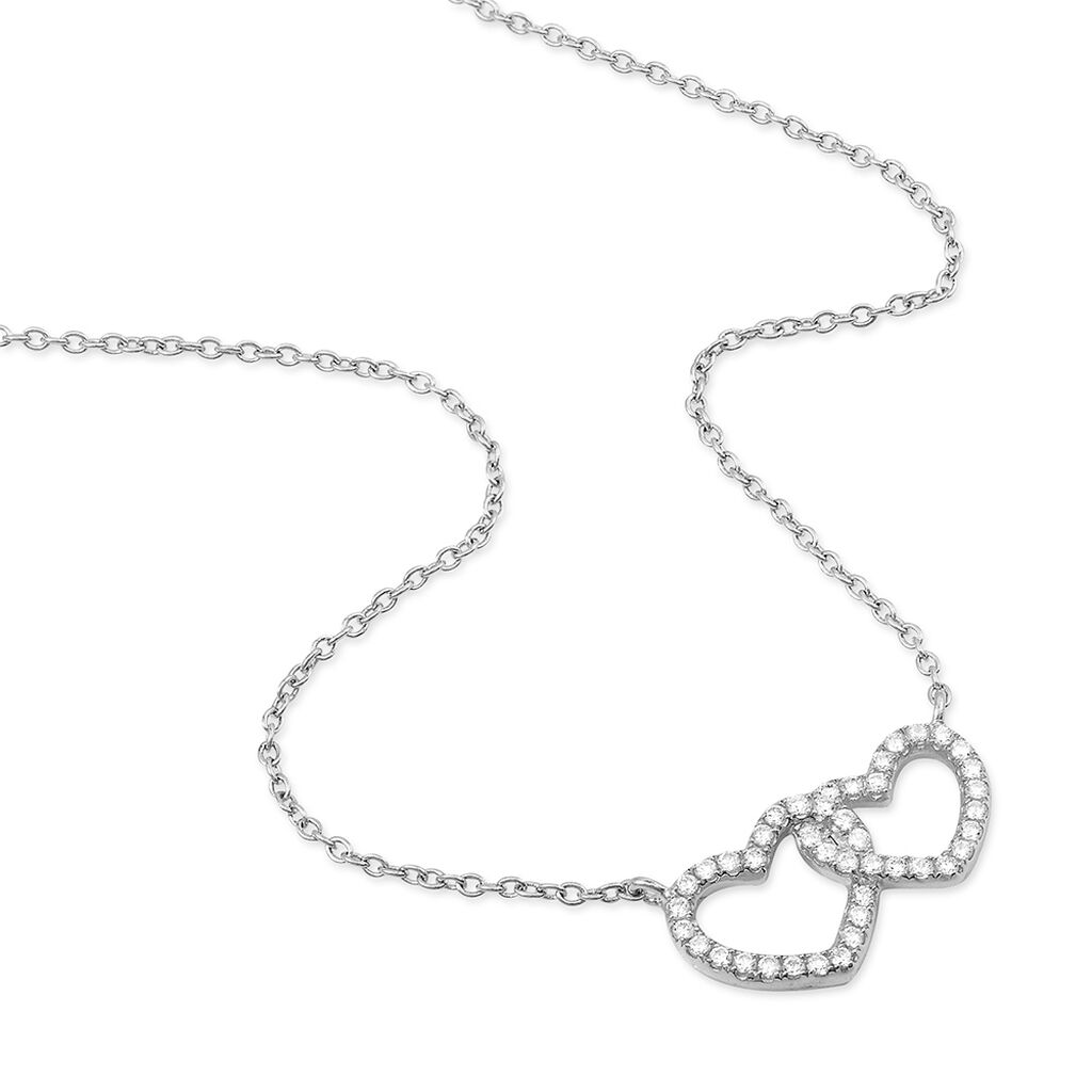 Collier Anne-ael Argent Blanc Oxyde De Zirconium