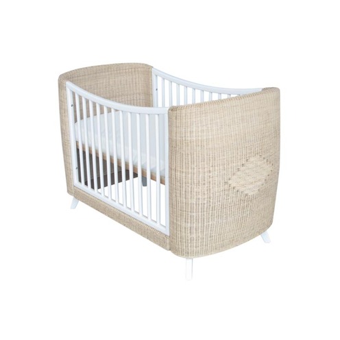 Lit bébé évolutif 60x120 COQUILLAGE Neige - THEO