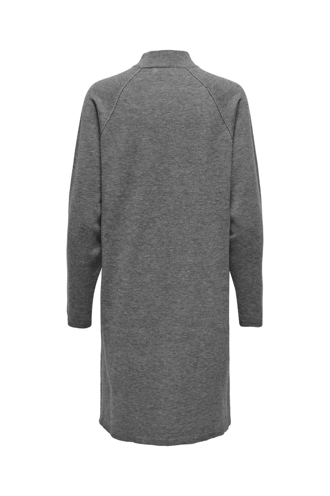 JDY JDYamore Life L/S Hn Dress Knt 4571608 medium grey melange