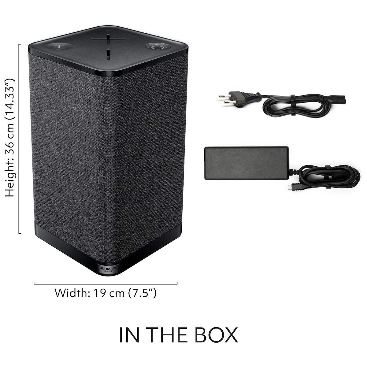 Ultimate Ears HYPERBOOM Gen 2 bærbar høyttaler (sort)