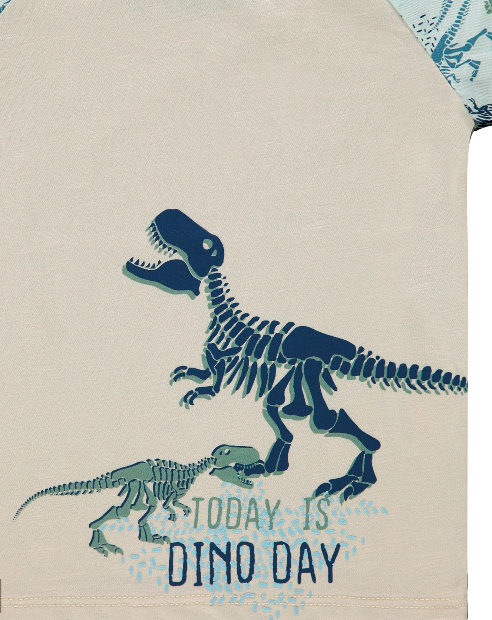 T-Shirt TODAY IS DINO DAY in beige