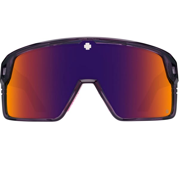 Lunette de soleil lifestyle SPY MONOLITH TRANSLUCENT DARK PURPLE HAPPY GRAY GREEN DARK PURPLE SPECTRA MIRROR