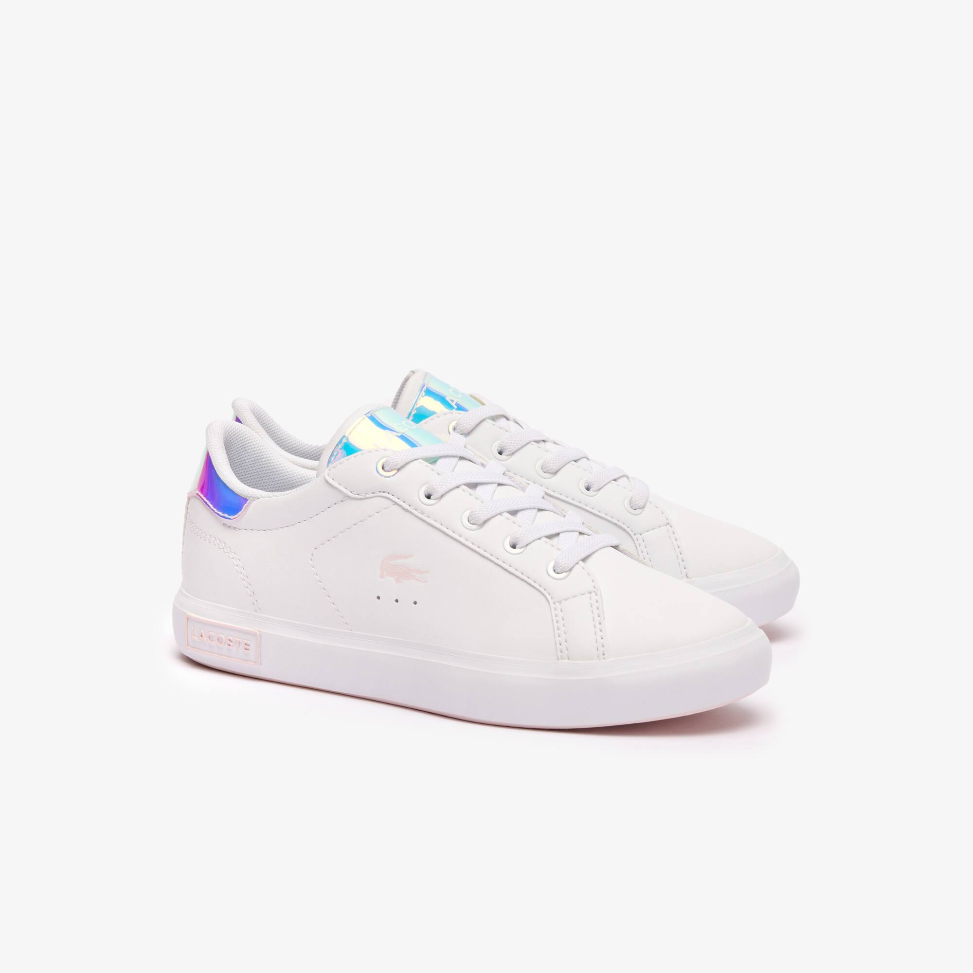 Kinder-Sneaker Powercourt Sneakers - Weiss - Lacoste - Kinder