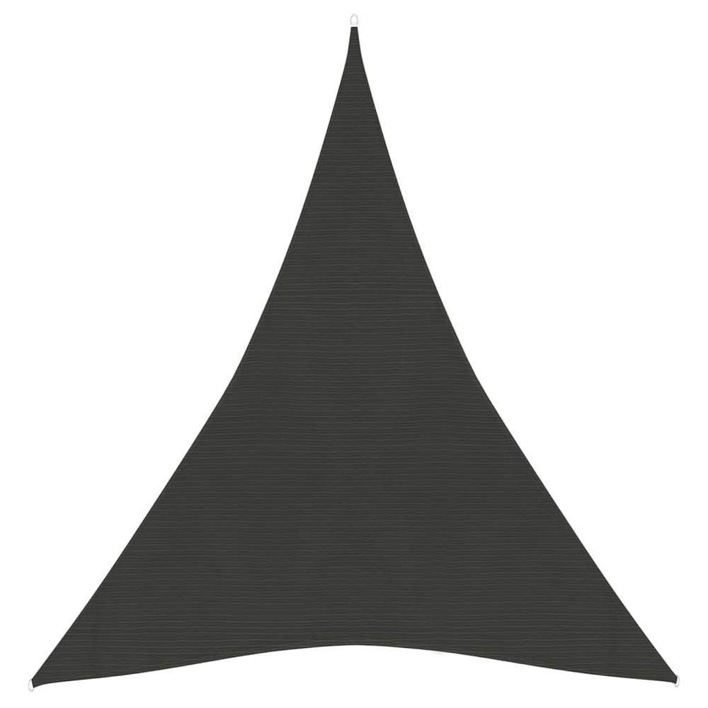 Voile toile d'ombrage parasol 160 g/m² 3 x 4 x 4 m pehd anthracite