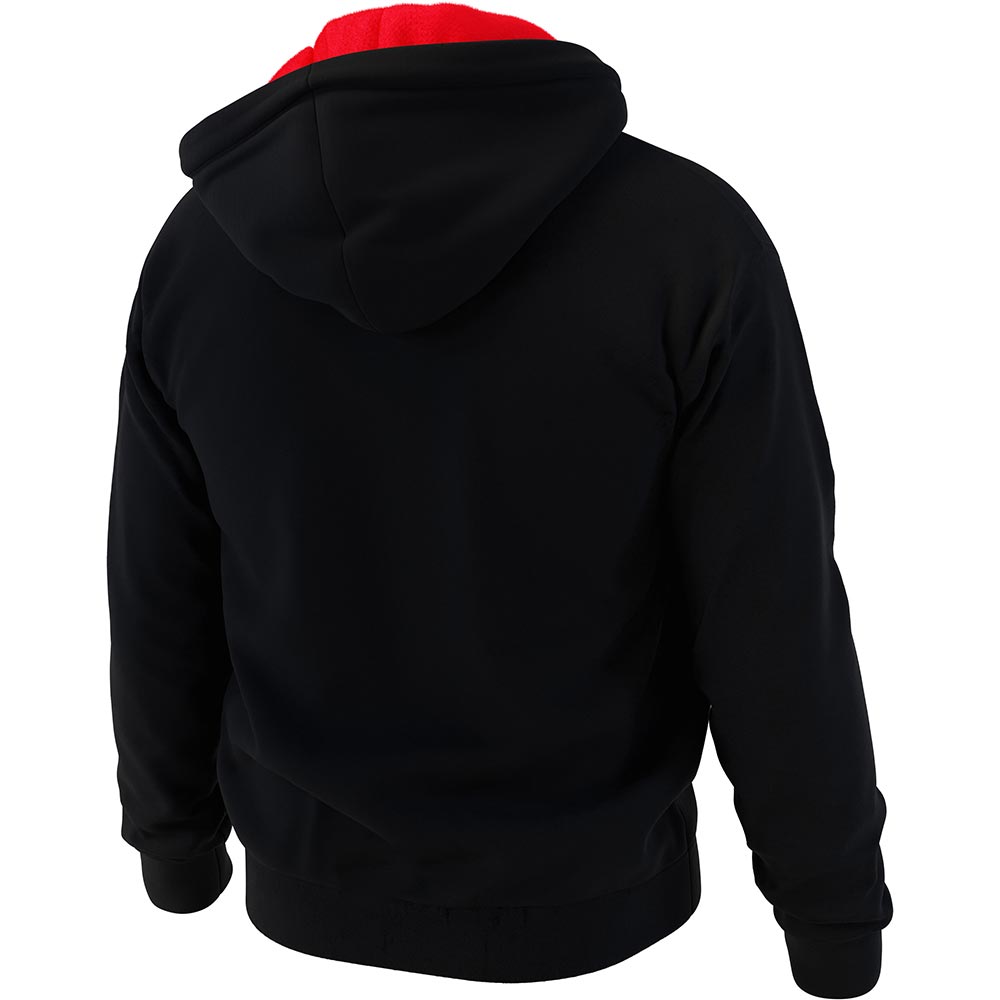 Ixon - Sweat à capuche Travel Line Aprilia 24 Noir / Rouge