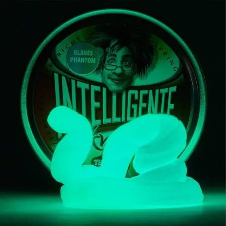 Trendbuzz Intelligente Knete Blaues Phantom inkl. Schwarzlicht-Lampe