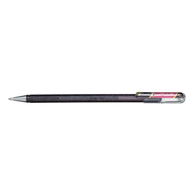 Pentel - Roller encre metallique pailletée - 1 mm - noir/rouge