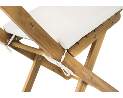 Garden Place Lisa 2-zits balkonset bestaande uit: 2 stoelen, tafel, hout, bruin